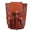 leather backpack with lots of compartment